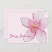 Gefeliciteerd verjaardag  | Hawaiaanse waterverf b Briefkaart (Voorkant / Achterkant)