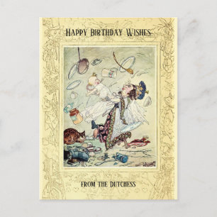 Gefeliciteerd Verjaardag Klassieke Alice Hertogin Briefkaart