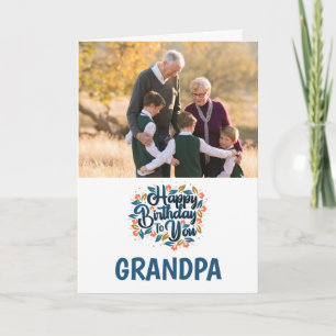 Gefeliciteerd Verjaardag Opa Fotokaart Kaart