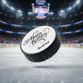 Gefeliciteerd Verjaardag Persoonlijk  Hockey Puck