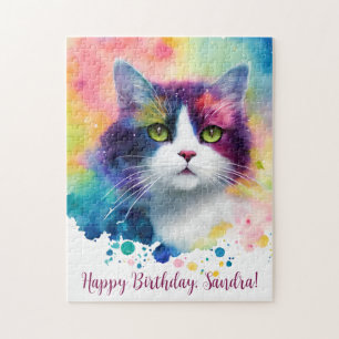 Gefeliciteerd Verjaardag Persoonlijke Whimsical Ka Legpuzzel