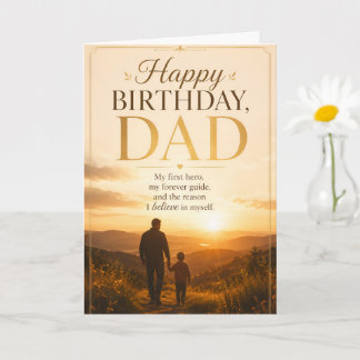 Gefeliciteerd Verjaardag Vader Kaart | Mijn Eerste