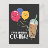 Gefeliciteerd Verjaardag Vriend Cute Bubble Tea Vi Briefkaart (Voorkant)