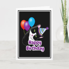 Gefeliciteerd Verjaardags Kat Kaart