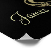 Gefeliciteerd Verloving Rings  Post Poster (Hoek)