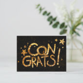 Gefeliciteerd! viering briefkaart (Staand voorkant)