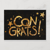 Gefeliciteerd! viering briefkaart (Voorkant)