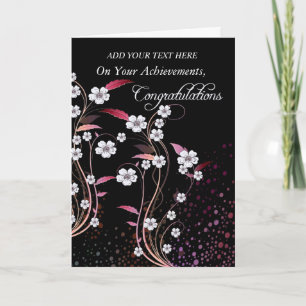 Gefeliciteerd / Vloeiing van de werkzaamheden van  Kaart