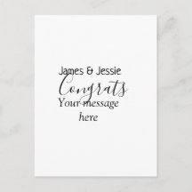 Gefeliciteerd voeg naam toe bericht bruiloft pasge