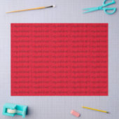 "Gefeliciteerd!" WEEFSELPAPIER Tissuepapier (Craft)