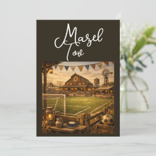 Gefeliciteerd Wenskaart, Joods Voetbalstadion, Kaart