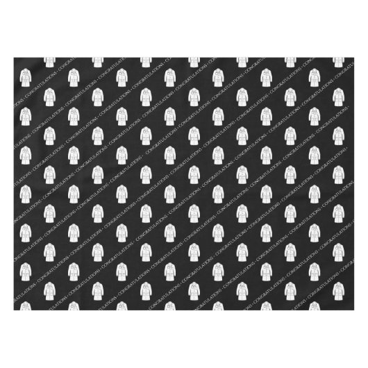 Gefeliciteerd White Coat Ceremony Party Tafelkleed (Voorkant (Horizontaal))