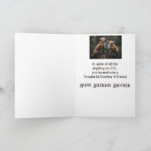 Gefeliciteerd Wonderlijke Broer Vriend Vossen Scha Kaart (Binnen)
