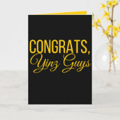 Gefeliciteerd, Yinz Kaart (Gele Bloem)