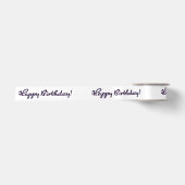 Gefeliciteerd! Zwart Casual Medium Script Lint (Voorkant)
