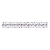 Gefeliciteerd! Zwart Patroon Casual Script Grosgrain Lint (Voorkant)