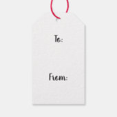 Gefeliciteerd! Zwart Vrouw Natuurlijk Haar, Bubble Cadeaulabel (Achterkant)