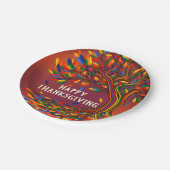 Gefeliciteerde Gelukkig feest in de herfst geperso Papieren Bordje (Gekanteld)