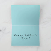 Gefeliciteerde Vaderdag kaart (Binnen)