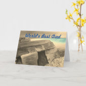 Gefeliciteerde Vaderdag Kaart (Gele Bloem)