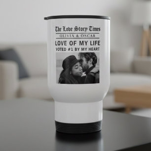 Gefersonaliseerde Liefdesverhaal Foto  Reisbeker