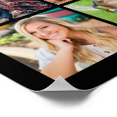 Gefiatteerd Afstuderen 37 Aangepaste kleuren voor Poster (Hoek)