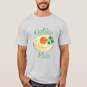 Gefilte Fish Jewish Feestdagen Shabbat Passover Fo T-shirt (Voorkant)