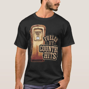 Gefinancierd door Country Hits - Country Music Gif T-shirt