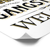  GEFLAPPERS GANGSTERS WELCOME Sign Poster (Hoek)