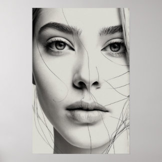 Gefluister in de blik poster