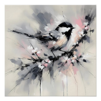 Gefluister op de tak perfect poster