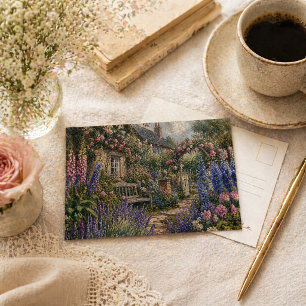 Gefluister van de Cottage Garden Briefkaart