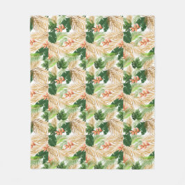 Gefluister van de Palm Fleece Deken