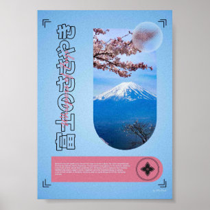 Gefluister van Fuji – Mount Fuji & Sakura Poster