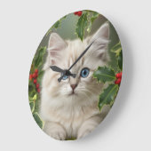 Gefluister van hulst en klimop wandklok grote klok (Hoek)