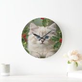 Gefluister van hulst en klimop wandklok grote klok (Huis)