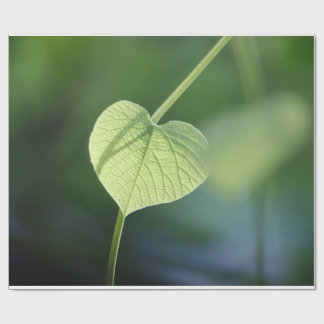 "Gefluister van Natuur - Het Groene Blad" Cadeaupapier