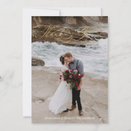 Gefluoreerde kalligrafie Weddenschap Bedankt