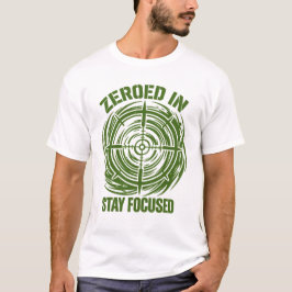 Gefocust Blijf Geconcentreerd Tactisch T-shirt