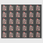 Geforceerd Familie Fun Grappige Familie Matching O Cadeaupapier (Vlak)