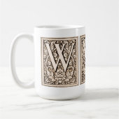 Geformatteerde monogram "W" — Mok (Links)