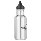 Geformmeerd monogram waterfles (Links)