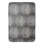 Gefotografeerd vlecht, abstract en boeiend grijs badmat (Voorkant Verticaal)