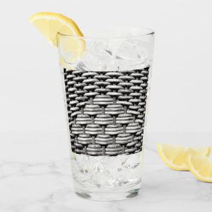 Gefotografeerd vlecht, abstract en boeiend grijs glas