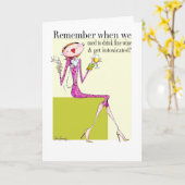 Gefotoxiceerde grappige verjaardagskaart kaart (Gele Bloem)