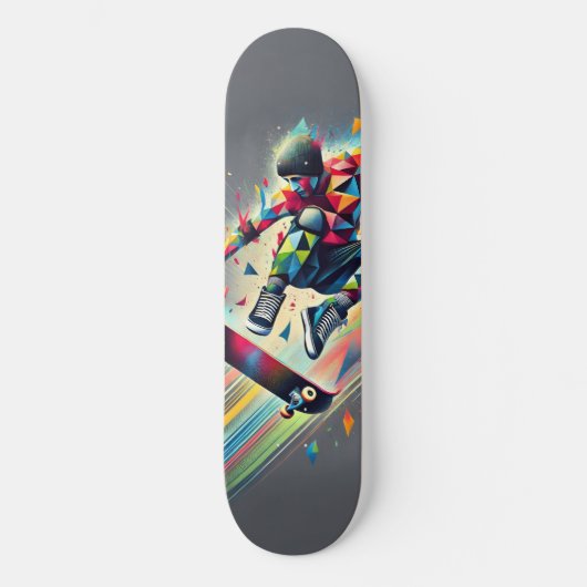 gefragmenteerd skateboard (Voorkant)