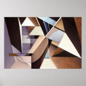 Gefragmenteerde Architectuur Poster (Voorkant)