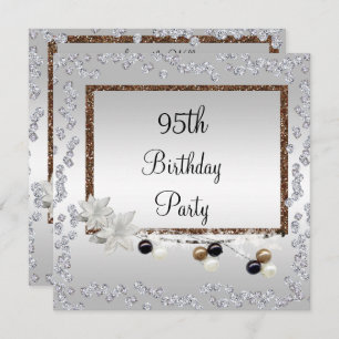 Geframed Elegance 95th Birthday Kaart