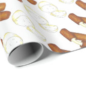 Gefrituurde Mozzarella Cheese Sticks Junk Bar Pub  Cadeaupapier (Rol Hoek)