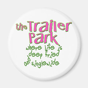 Gefrituurde Singlewide Magneet